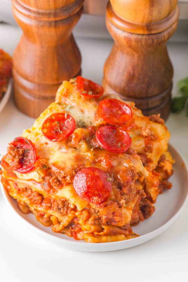 gluten free slow cooker pizza lasagna