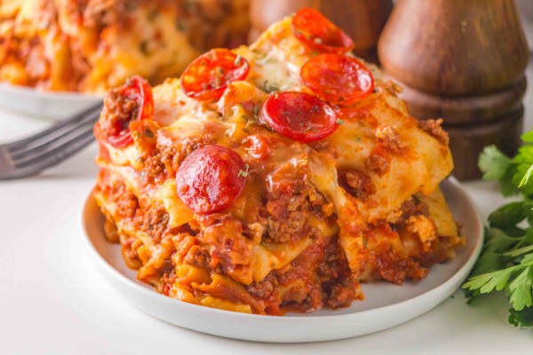 gluten free slow cooker pizza lasagna