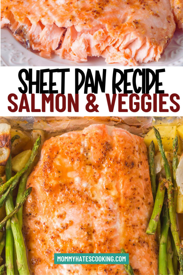 gluten free sheet pan salmon and vegetables