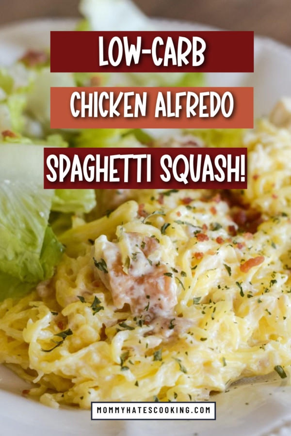 spaghetti squash chicken alfredo