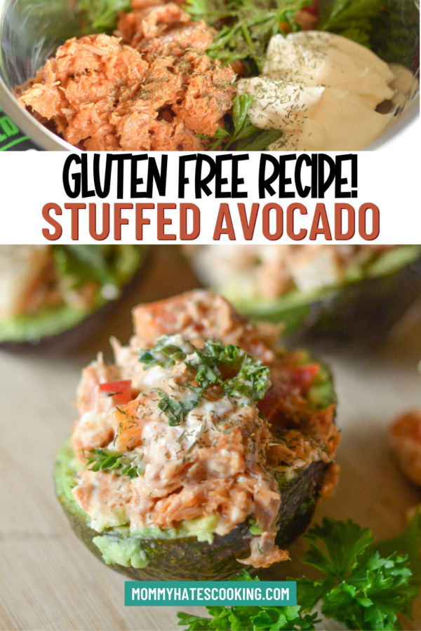 tuna stuffed avocado