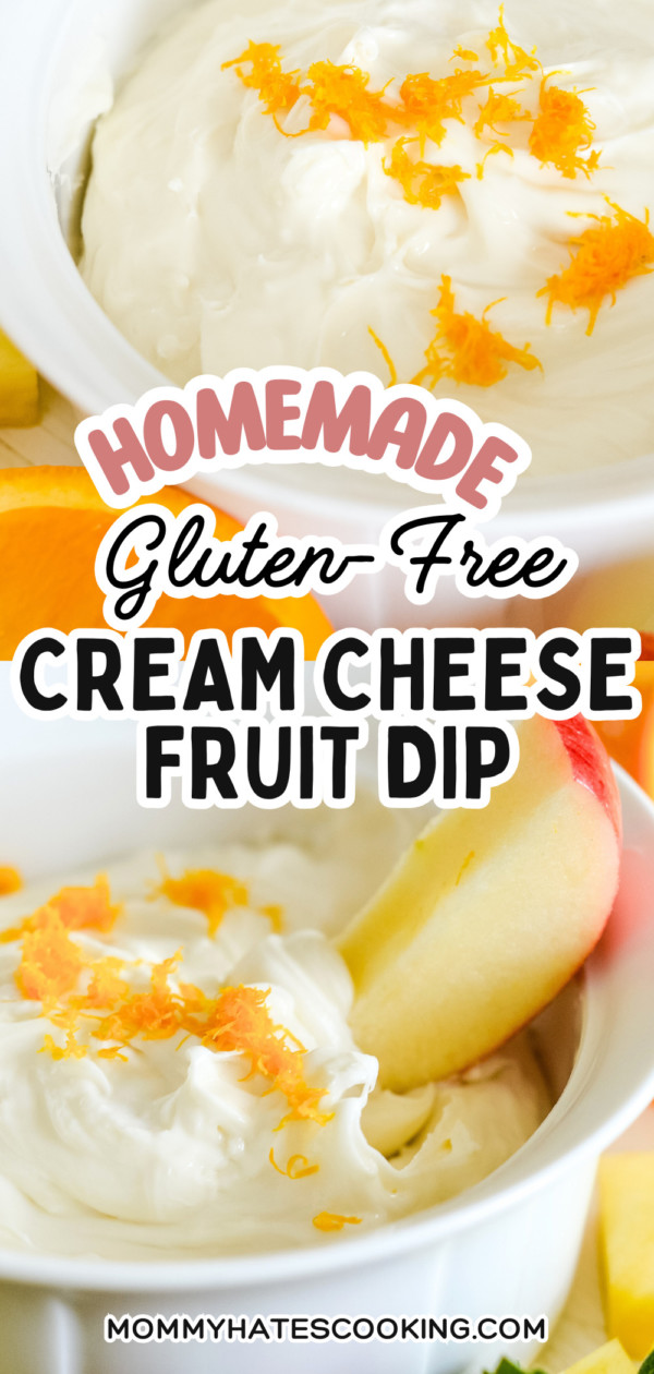 gluten free cream cheese fruit dip