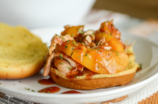 slow cooker bbq peach chicken recipe