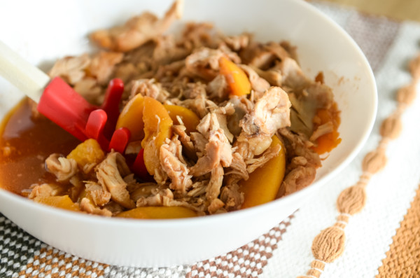 slow cooker bbq peach chicken recipe