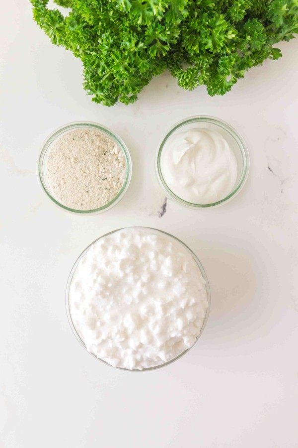 cottage cheese ranch dip high protein dip