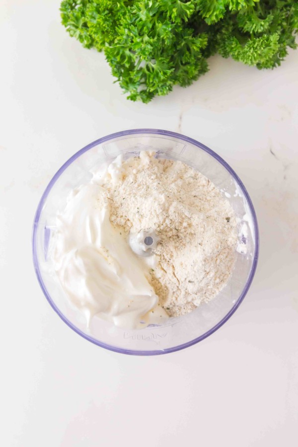 cottage cheese ranch dip high protein dip